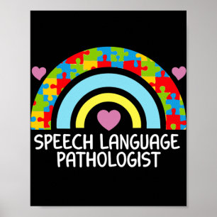SLT Speech Language Patholoog Speech Therapy Poster