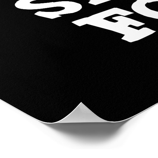 Slug-ker voor Puns Funny Slug Pun Dark BG Poster (Hoek)