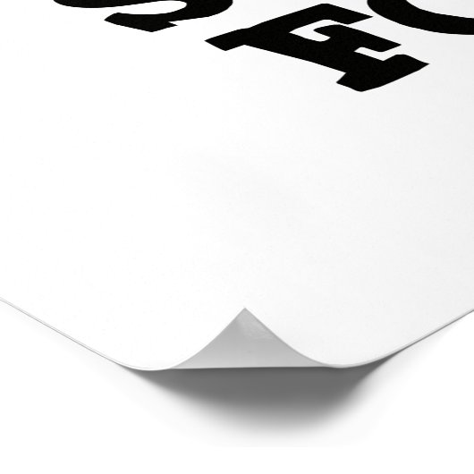 Slug-ker voor Puns Funny Slug Pun Poster (Hoek)