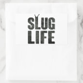 Slug leven levensduw leven rechthoekige sticker (Tas)
