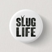 Slug leven levensduw leven ronde button 3,2 cm (Voorkant)