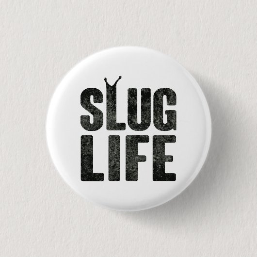 Slug leven levensduw leven ronde button 3,2 cm (Voorkant)