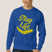 Slug Life Grappige Gele Banaan Slug Graphic Trui (Voorkant)