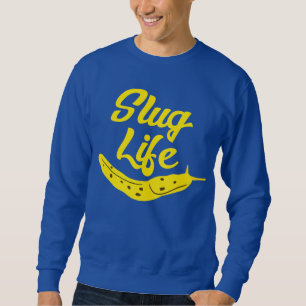 Slug Life Grappige Gele Banaan Slug Graphic Trui