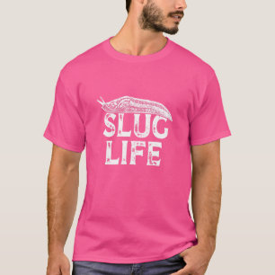 Slug Life Leuke Shell Minder Dierlijke Slug Insect T-shirt
