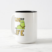 Slug Life Tweekleurige Koffiemok (Voorkant links)