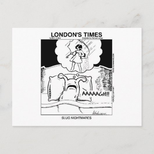 Slug Nightmares Briefkaarten (Voorkant)