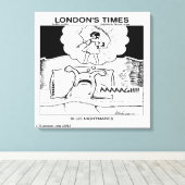 Slug Nightmares Classic LTCartoons Comic Canvas Afdruk (Insitu (Houten vloer))