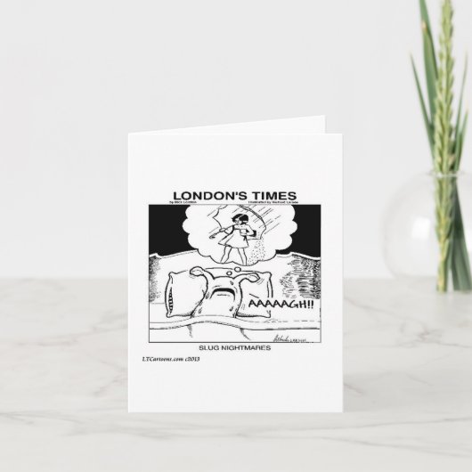 Slug Nightmares Classic LTCartoons Comic Kaart (Voorkant)
