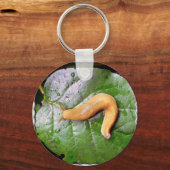 Slug op Leaf Sleutelhanger (Voorkant)