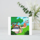 Slug Traffic Cop Funny Briefkaart (Staand voorkant)