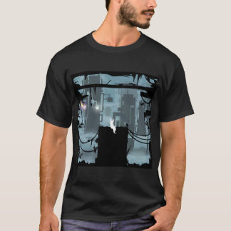Slugcat in de mist grappige vintage t-shirt