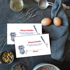 Slugger Baseball Shirt Diaper Raffle Baby Shower  Informatiekaartje