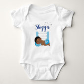 Slugger jongen baby romper (Voorkant)