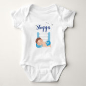 Slugger jongen baby T-shirt (Voorkant)