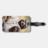 Slugger Sloth: Slow and Steady in het Bord Bagagelabel (Achterkant horizontaal)