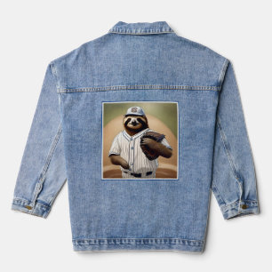 Slugger Sloth: Slow and Steady in het Bord Denim Jacket