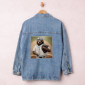 Slugger Sloth: Slow and Steady in het Bord Denim Jacket (Hangar)