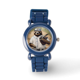 Slugger Sloth: Slow and Steady in het Bord Horloge