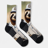 Slugger Sloth: Slow and Steady in het Bord Sokken (Rechts)