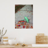 sluggo de luie leaf-raker poster (Keuken)