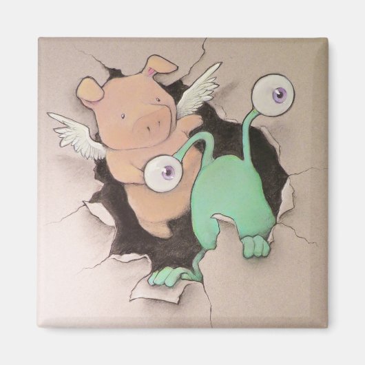 Sluggo en Philomena magneet (Voorkant)