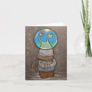 Sluggo's sneeuwwerende wereldbol kaart