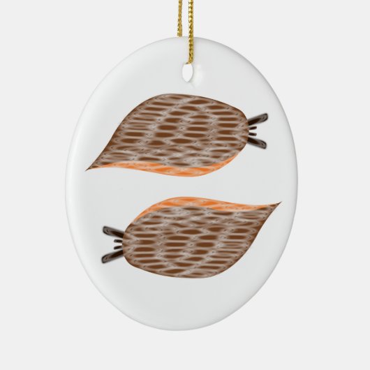 Slugs Custom I Love Slugs Keramisch Ornament (Rechts)