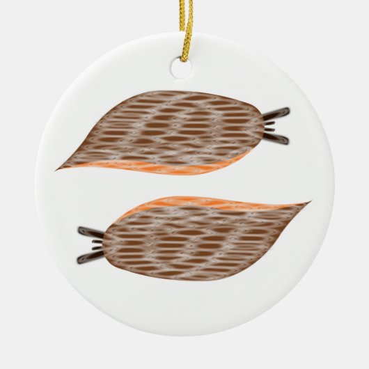 Slugs Custom I Love Slugs Keramisch Ornament (Voorkant)