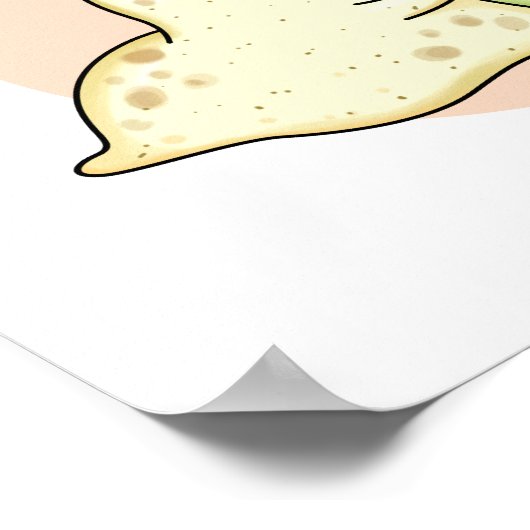 Slugs en Kisses Funny Slug Pun Poster (Hoek)