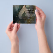 Sluier van Bladeren | botanisch ontwerp Flyer (Hand)