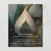 Sluier van Bladeren | botanisch ontwerp Flyer (Achterkant)