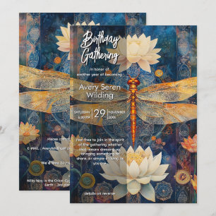 Sluier van Licht Dragonfly Design Kaart