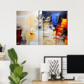 Sluier van Sereniteit Poster (Thuiskantoor)