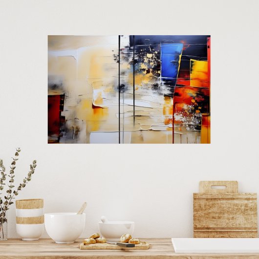 Sluier van Sereniteit Poster (Keuken)