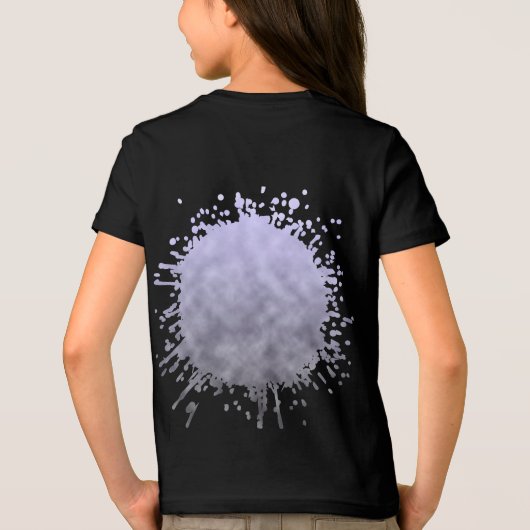 Sluier van stille sterren Tri-Blend shirt (Achterkant)