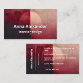 Sluier van Verdeling | Minimaal Design Visitekaartje (Voorkant / Achterkant)