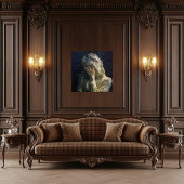Sluier Verscheuren — Gotische Surrealistische Fijn Canvas Afdruk