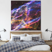 Sluiernevel Supernovarestant Vierkant Canvas Afdruk (Insitu (Slaapkamer))
