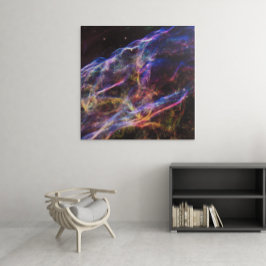 Sluiernevel Supernovarestant Vierkant Canvas Afdruk