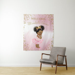 Sluiers voor Princess Tutu Baby Shower Wandkleed