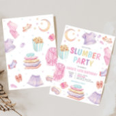 Sluimer Slaap Over Verjaardagsfeest Uitnodiging