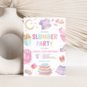 Sluimer Slaap Over Verjaardagsfeest Uitnodiging