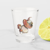 Sluimerende kabouter shot glas (Voorkant)