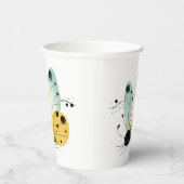 Sluimerende Whimsical Vlinder  Papieren Bekers (Rechts)
