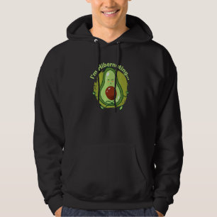Sluimernatie Ik ben Sluipend Avocado Yoga Relaxing Hoodie