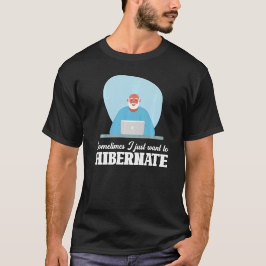Sluimernatie Ik ben Sluipend Sarcastisch Arbeiderw T-shirt (Voorkant)