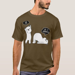 Sluimernatie Ik ben Sluipnant Funny Hibernate Beer T-shirt