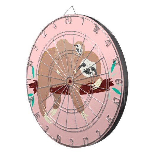 Sluimmelkalm met baby dartbord (Voorkant Rechts)