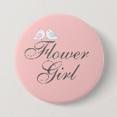 Sluimvevogels Bloemenmeisje Ronde Button 7,6 Cm (Voorkant)